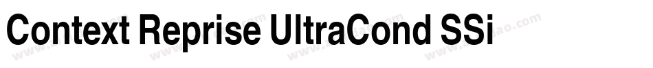 Context Reprise UltraCond SSi Normal字体转换